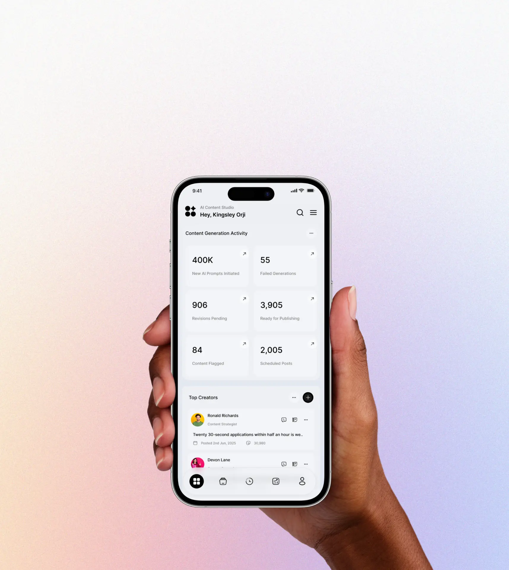 AI content studio app