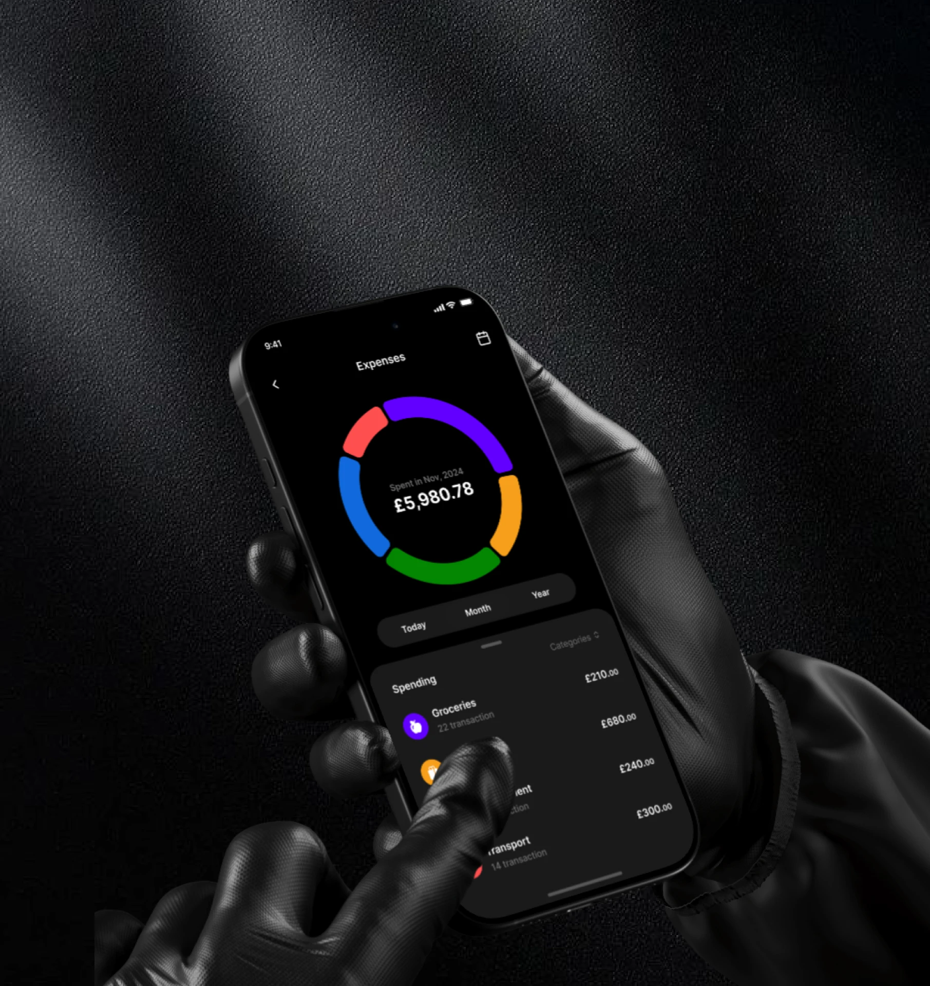 Expense tracking app